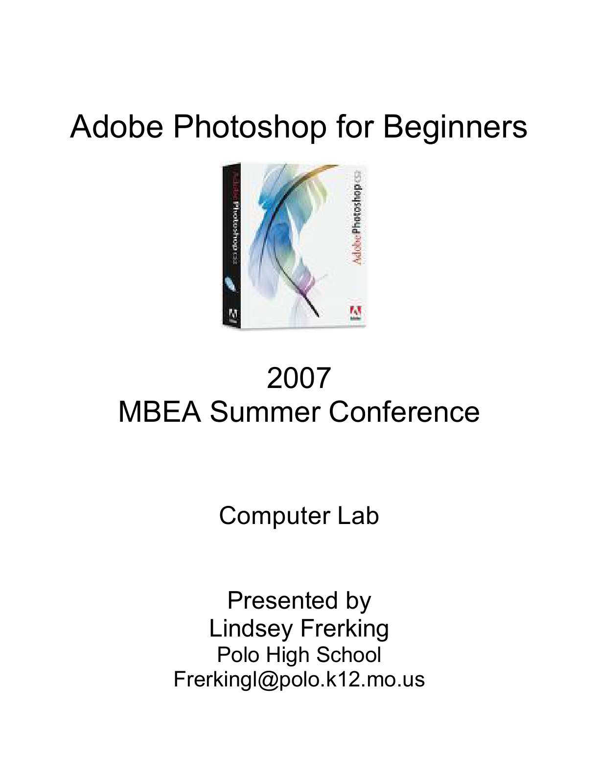 Adobe Photoshop Book Free Download
